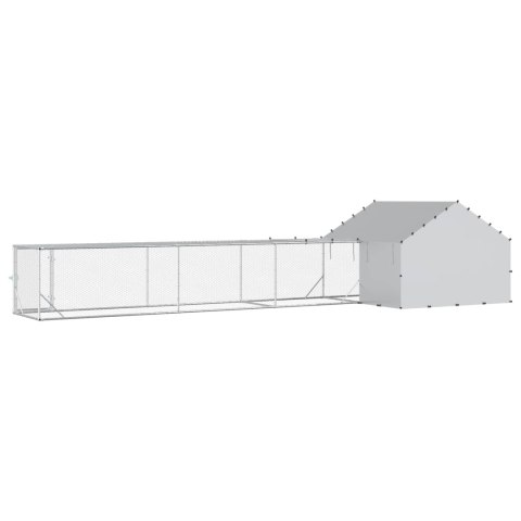 DUŻY KURNIK XXL DLA KUR WYBIEG 7X2X1,5M STAL OCYNK