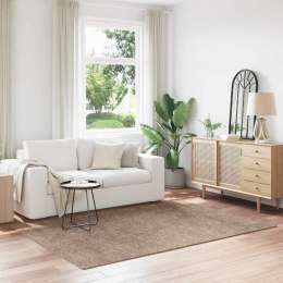 VidaXL Antypoślizgowy dywan shaggy Brązowy 160 x 230 cm PP