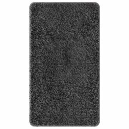 VidaXL Mata łazienkowa antypoślizgowa Ciemnoszary 70 x 120 cm PP