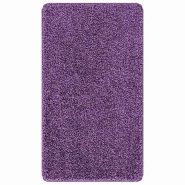 VidaXL Mata łazienkowa antypoślizgowa Fioletowy 70 x 120 cm PP
