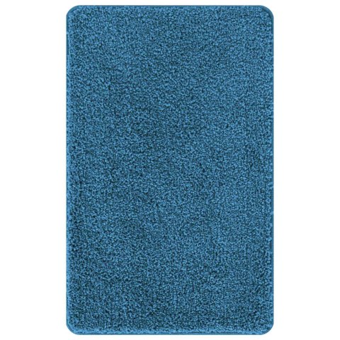 VidaXL Mata łazienkowa antypoślizgowa Niebieski 60 x 90 cm PP