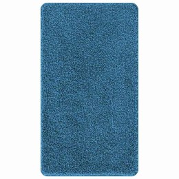 VidaXL Mata łazienkowa antypoślizgowa Niebieski 70 x 120 cm PP