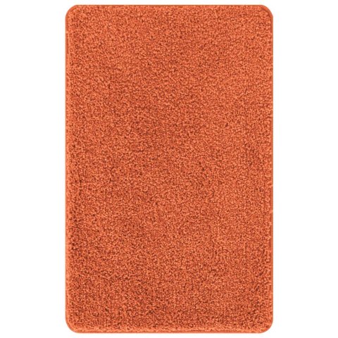 VidaXL Mata łazienkowa antypoślizgowa Pomarańczowy 50 x 80 cm PP
