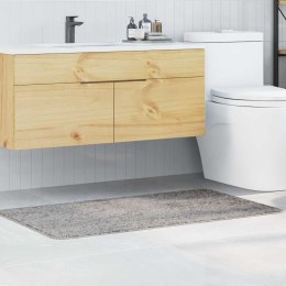VidaXL Mata łazienkowa antypoślizgowa Szary 70 x 120 cm PP