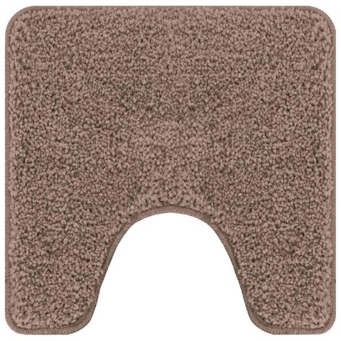 VidaXL Zestaw mat łazienkowych antypoślizgowych 2 pcs Brązowy PP