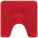 VidaXL Zestaw mat łazienkowych antypoślizgowych 2 pcs Czerwony PP