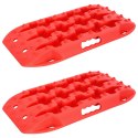 VidaXL Deska trakcyjna 2 pcs czerwony 57,5 x 30,5 x 5,5 cm