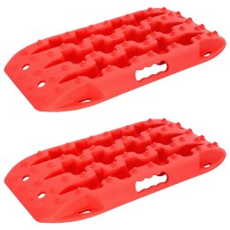 VidaXL Deska trakcyjna 2 pcs czerwony 57,5 x 30,5 x 5,5 cm