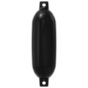 VidaXL Fendery łodzi 2 szt. Ø 11 x 40 cm Czarny PVC