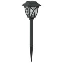 VidaXL Lampy solarnie zasilane z ostrzem do ziemi 12 pcs Ciepła biel