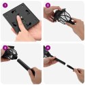 VidaXL Lampy solarnie zasilane z ostrzem do ziemi 12 pcs Ciepła biel