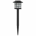VidaXL Lampy solarnie zasilane z ostrzem do ziemi 12 pcs Ciepła biel