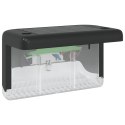 VidaXL Lampy solarnie zasilane z ostrzem do ziemi 12 pcs Ciepła biel