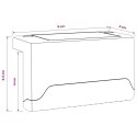 VidaXL Lampy solarnie zasilane z ostrzem do ziemi 12 pcs Ciepła biel
