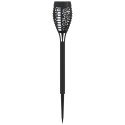 VidaXL Lampy solarnie zasilane z ostrzem do ziemi 12 pcs Ciepła biel