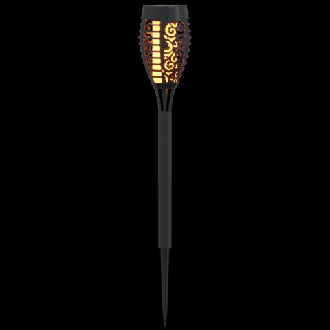 VidaXL Lampy solarnie zasilane z ostrzem do ziemi 12 pcs Ciepła biel