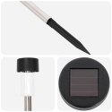 VidaXL Lampy solarnie zasilane z ostrzem do ziemi 24 pcs Ciepła biel