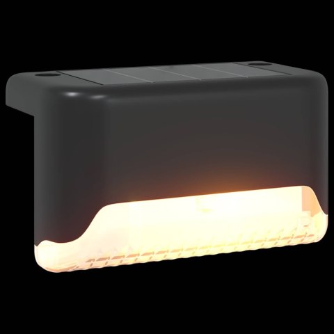 VidaXL Lampy solarnie zasilane z ostrzem do ziemi 4 pcs Ciepła biel