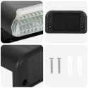 VidaXL Lampy solarnie zasilane z ostrzem do ziemi 8 pcs Ciepła biel