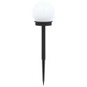 LAMPY SOLARNIE ZASILANE Z OSTRZEM DO ZIEMI 8 SZT. CIEPŁA BIEL