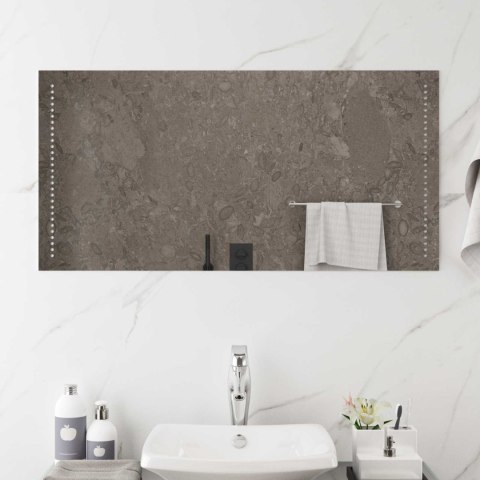 VidaXL Lustro łazienkowe LED przezroczysty 100 x 50 cm szkło hartowane