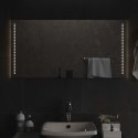 VidaXL Lustro łazienkowe LED przezroczysty 100 x 50 cm szkło hartowane