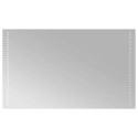 VidaXL Lustro łazienkowe LED przezroczysty 100 x 60 cm szkło hartowane
