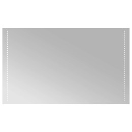 VidaXL Lustro łazienkowe LED przezroczysty 100 x 60 cm szkło hartowane