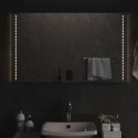 VidaXL Lustro łazienkowe LED przezroczysty 100 x 60 cm szkło hartowane