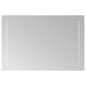 VidaXL Lustro łazienkowe LED przezroczysty 60 x 40 cm szkło hartowane