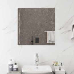 VidaXL Lustro łazienkowe LED przezroczysty 60 x 60 cm szkło hartowane