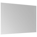 VidaXL Lustro łazienkowe LED przezroczysty 70 x 50 cm szkło hartowane