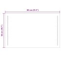 VidaXL Lustro łazienkowe LED przezroczysty 80 x 50 cm szkło hartowane