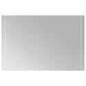 VidaXL Lustro łazienkowe LED przezroczysty 90 x 60 cm szkło hartowane