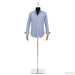 VidaXL Regulowana manekin 160-232 cm z podstawą Mężczyzna PP Czarny