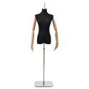 VidaXL Regulowany manekin 156-226 cm z podstawą Kobieta PP Czarny