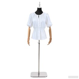 VidaXL Regulowany manekin 156-226 cm z podstawą Kobieta PP Czarny