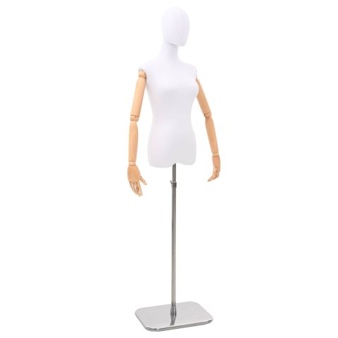 VidaXL Regulowany manekin 162-233 cm z głową i podstawą Kobieta PP