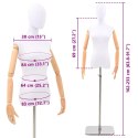 VidaXL Regulowany manekin 162-233 cm z głową i podstawą Kobieta PP