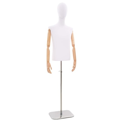 VidaXL Regulowany manekin 170-242 cm z głową i podstawą Mężczyzna PP