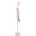 VidaXL Regulowany manekin 170-242 cm z głową i podstawą Mężczyzna PP