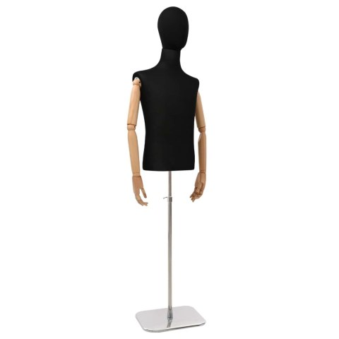 VidaXL Regulowany manekin 170-242 cm z głową i podstawą Mężczyzna PP
