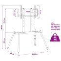 VidaXL Stojak easel na TV dla 37-86 Inch Screen 60 kg Stal i plastik