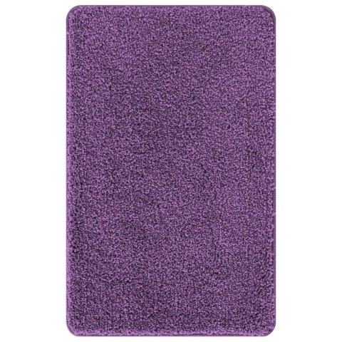 VidaXL Zestaw mat łazienkowych antypoślizgowych 3 pcs Fioletowy PP
