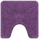 VidaXL Zestaw mat łazienkowych antypoślizgowych 3 pcs Fioletowy PP