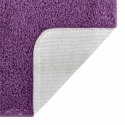 VidaXL Zestaw mat łazienkowych antypoślizgowych 3 pcs Fioletowy PP