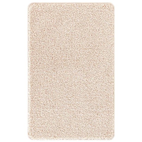 VidaXL Zestaw mat łazienkowych antypoślizgowych 3 pcs Kremowy PP
