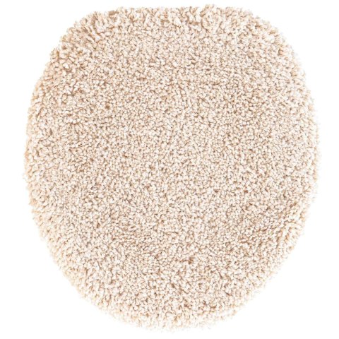 VidaXL Zestaw mat łazienkowych antypoślizgowych 3 pcs Kremowy PP