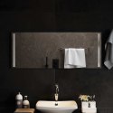 VidaXL Lustro łazienkowe LED przezroczysty 100 x 40 cm szkło hartowane