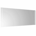 VidaXL Lustro łazienkowe LED przezroczysty 100 x 40 cm szkło hartowane